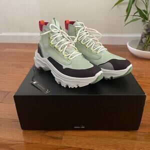 Sorel Womens 10 Kinetic Breakthru Venture Mid Waterproof Boot Sea Sprite Casual